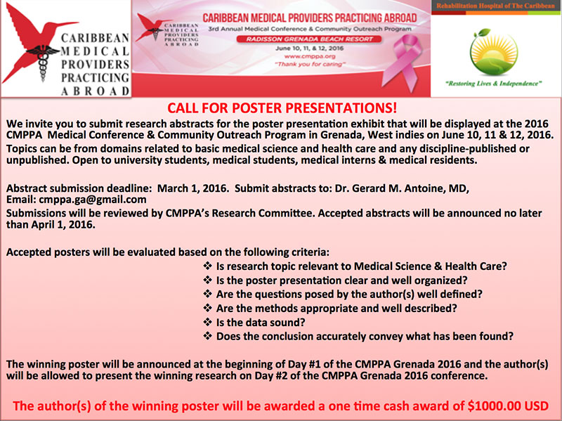 The University of Trinidad and Tobago - Main Website - Call for Poster ...